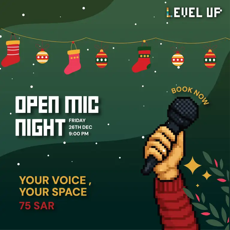 لیول اپ ریاض میں اوپن مائک
