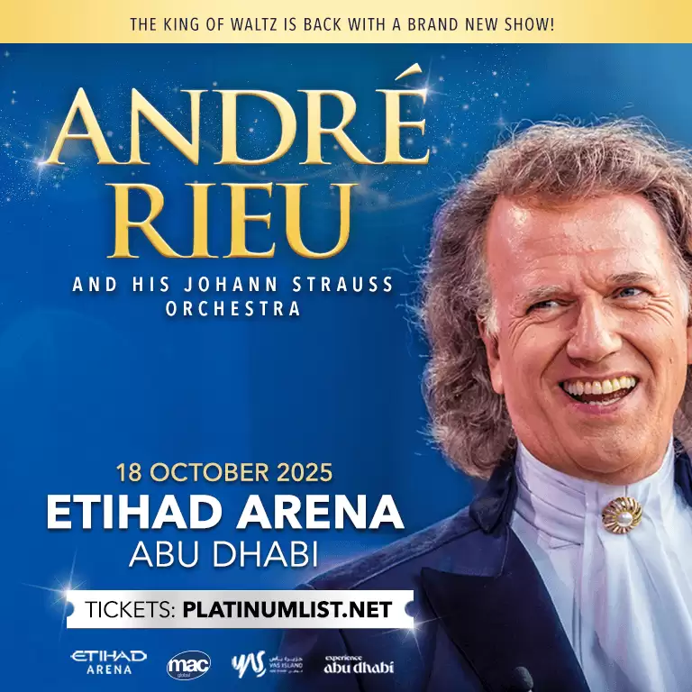 André Rieu & his Johann Strauss Orchestra at Etihad Arena in Abu Dhabi 2025