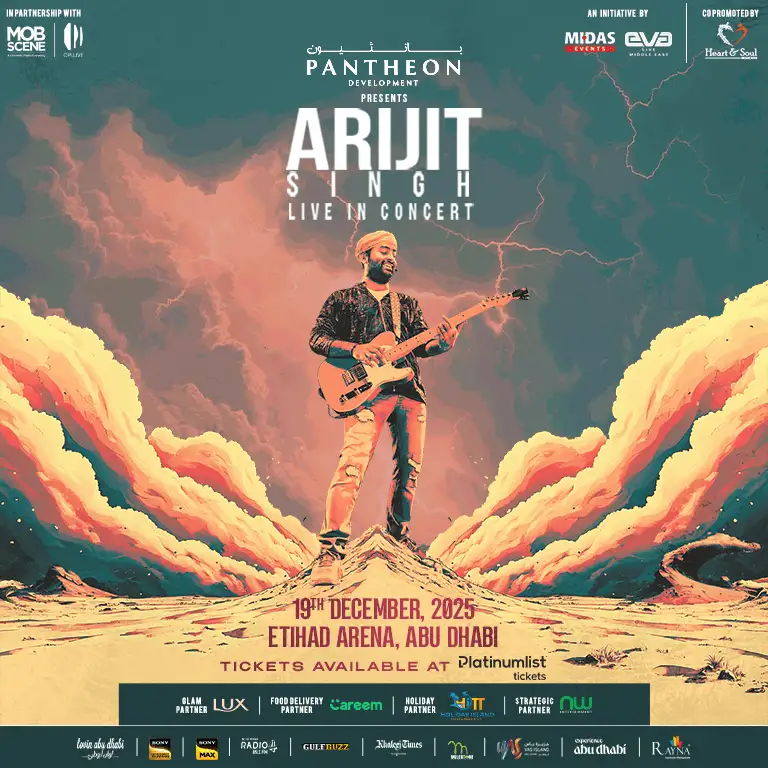 Etihad Arena'da Arijit Singh Canlı Konser