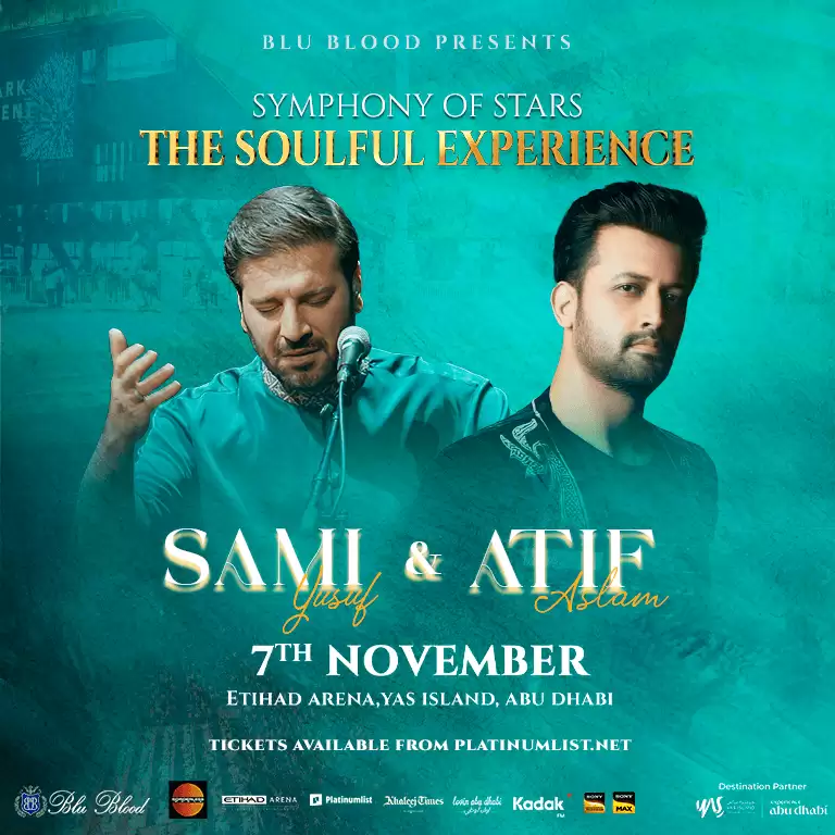 Blu Blood presents Symphony of Stars with Atif Aslam and Sami Yusuf at Etihad Arena in Abu Dhabi