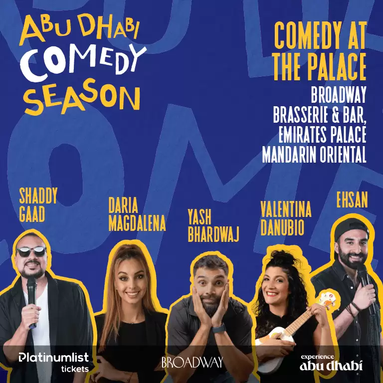 Comedy at the palace in Abu Dhabi