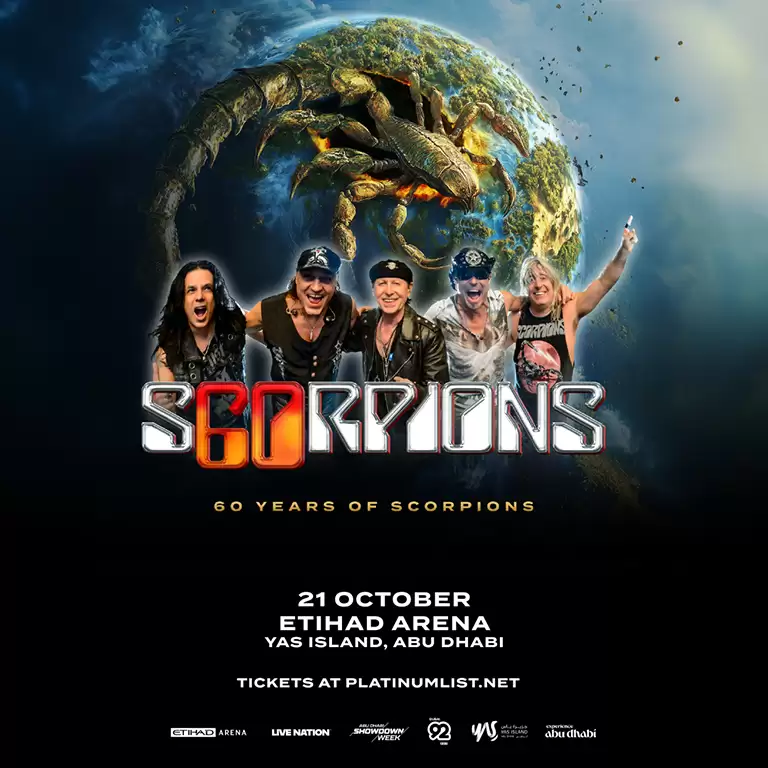 Coming Home — 60 Years of Scorpions tour at Etihad Arena