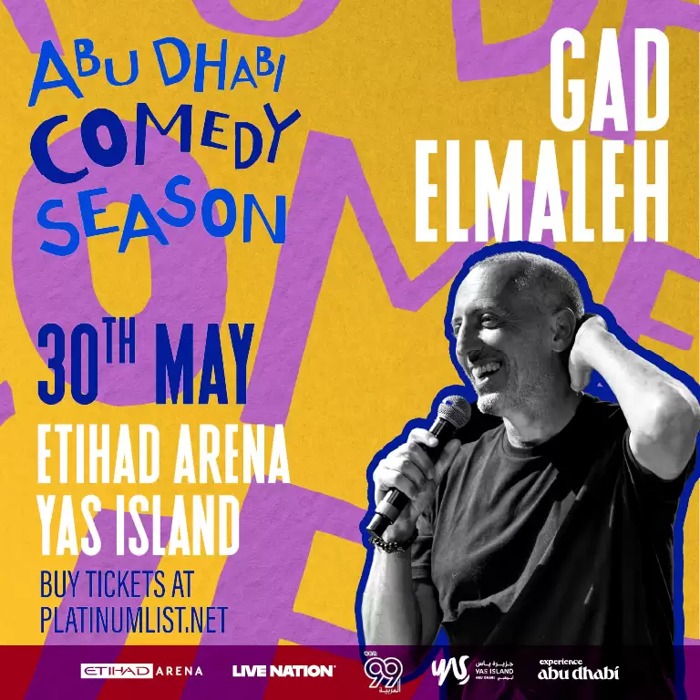 Gad Elmaleh at Etihad Arena in Abu Dhabi