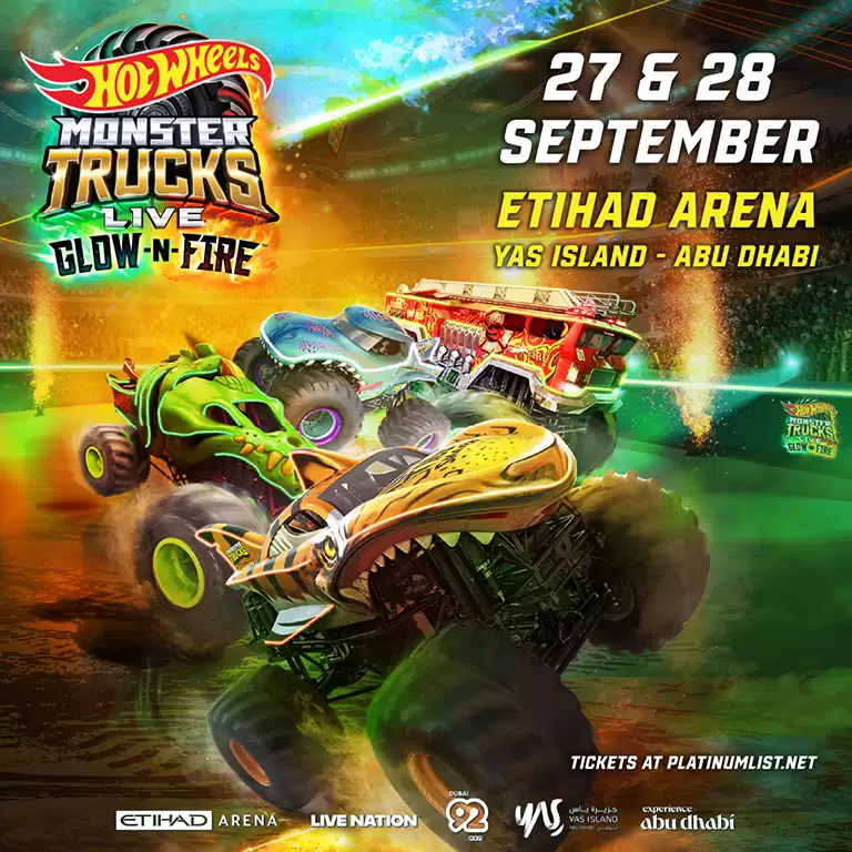 Hot Wheels Monster Trucks Live™: Glow-N-Fire в Абу-Даби