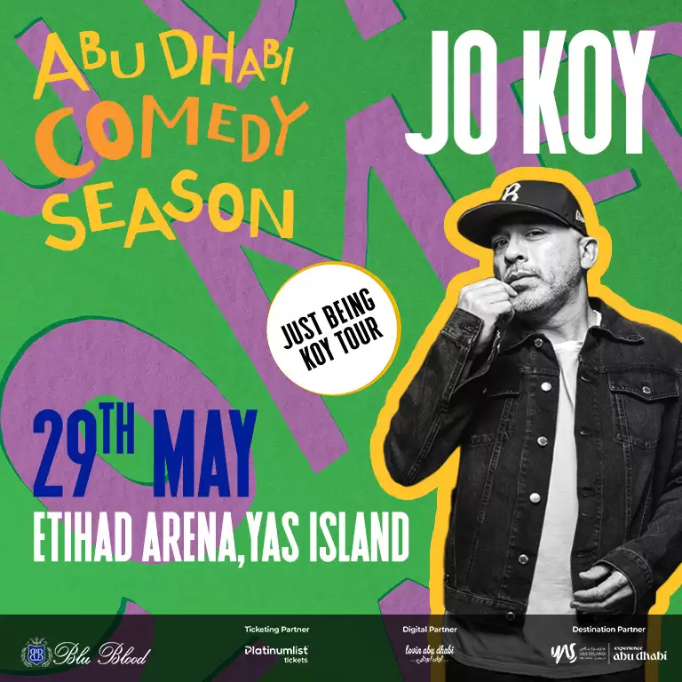 Just Being Koy Tour at Etihad Arena in Abu Dhabi