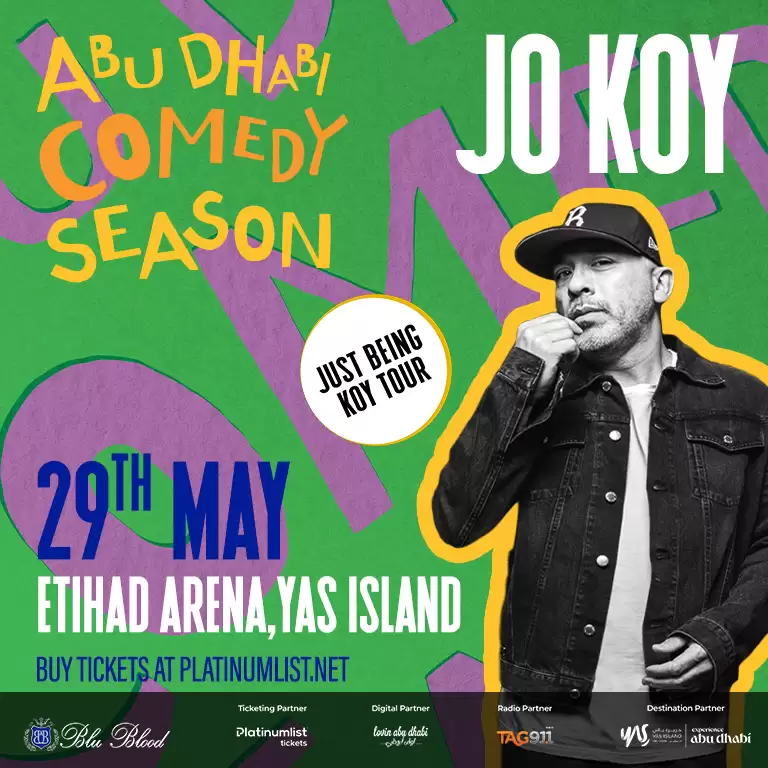 Just Being Koy Tour at Etihad Arena in Abu Dhabi