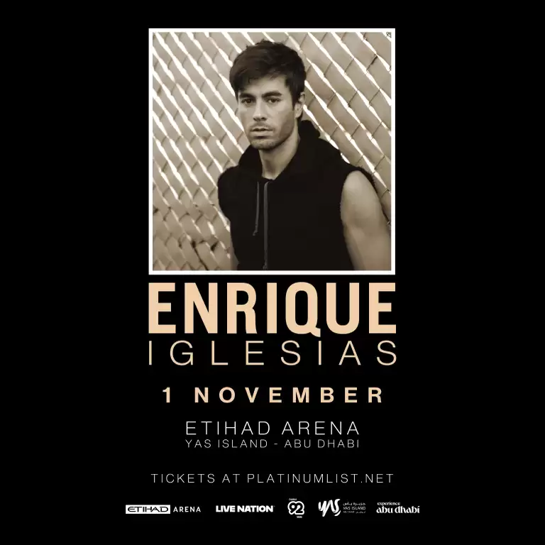 Live Nation Middle East Presents Enrique Iglesias