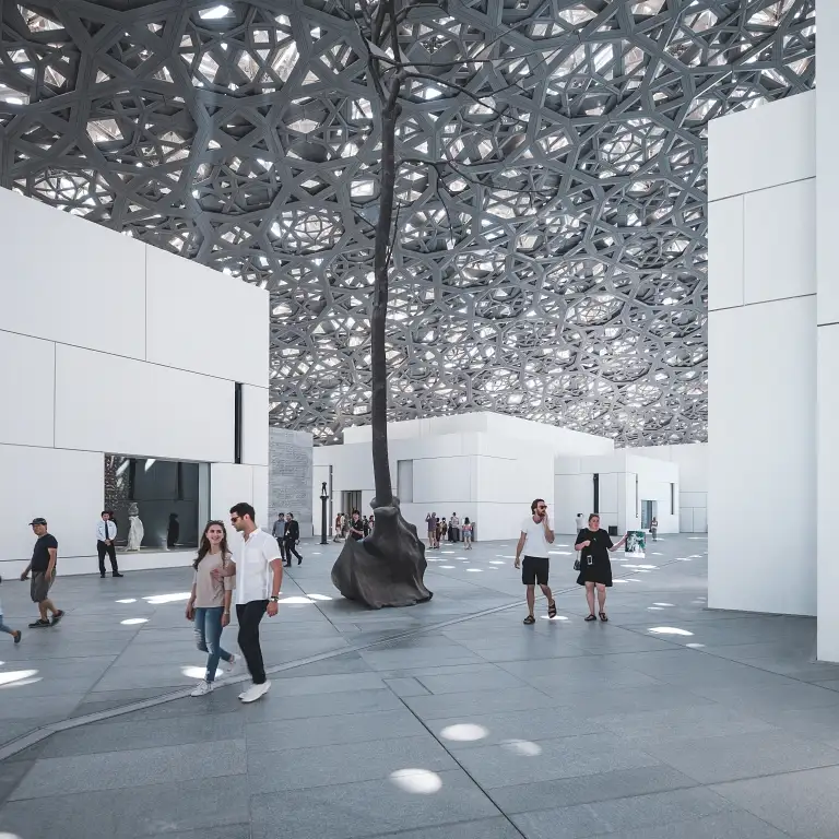 Louvre Abu Dhabi Museum (anyone under 18 years go free)