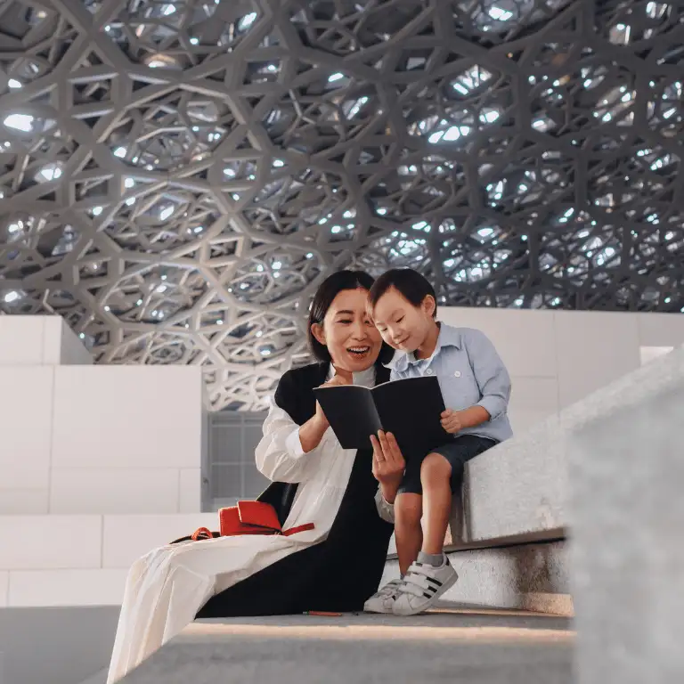 Louvre Abu Dhabi Museum (anyone under 18 years go free)