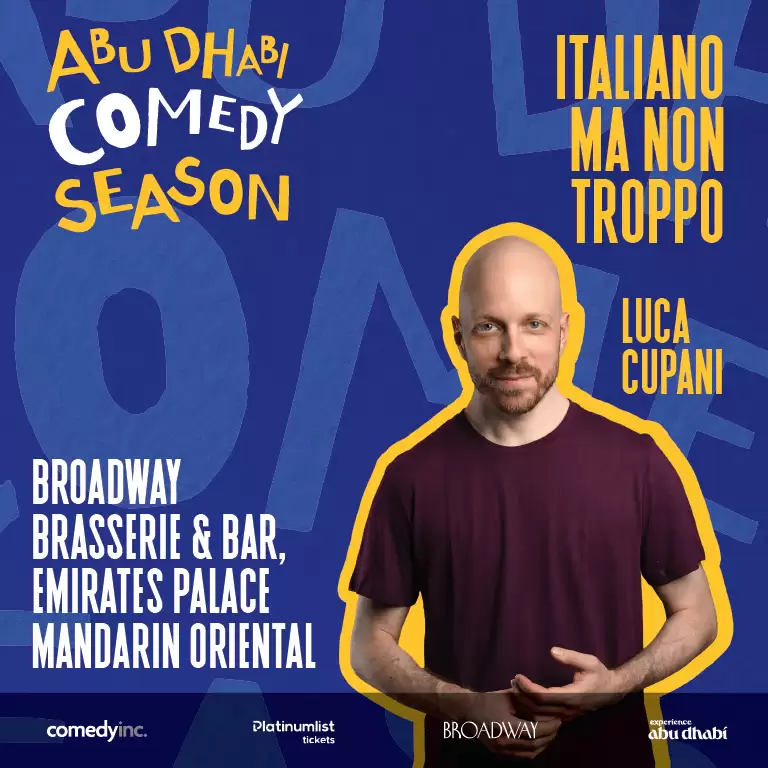 Luca Cupani - Italiano Ma Non Troppo in Abu Dhabi