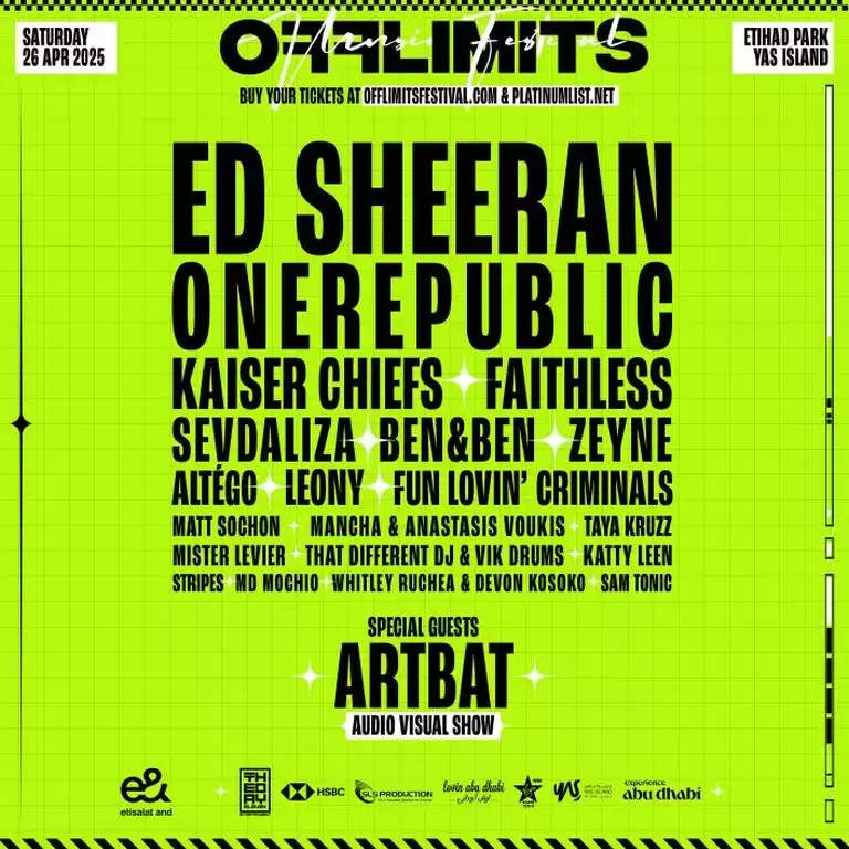 OFFLIMITS Music Festival - Headlining Ed Sheeran