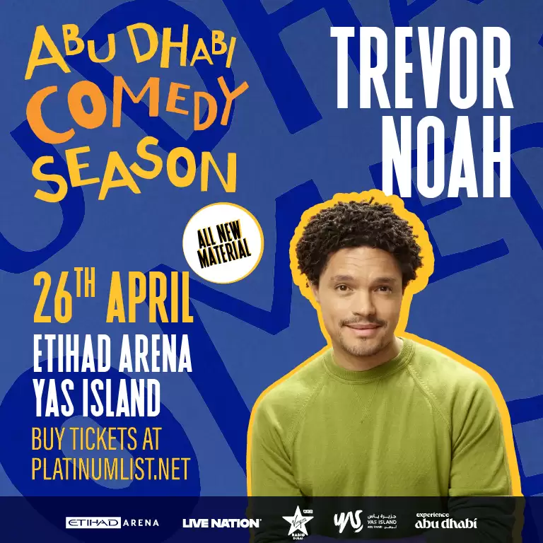 Trevor Noah at Etihad Arena in Abu Dhabi