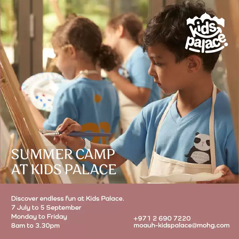 Ultimate Summer Camp Adventure at Kids Palace, Emirates Palace Mandarin Oriental in Abu Dhabi
