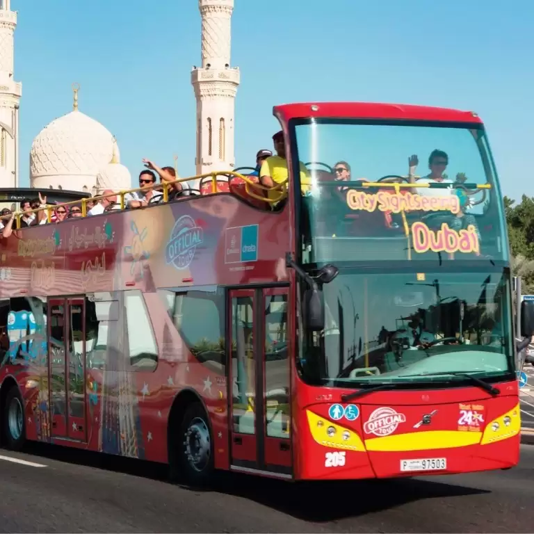 3 Day Hop On Hop Off Ticket with Aquaventure Super Pass and Dhow Cruise