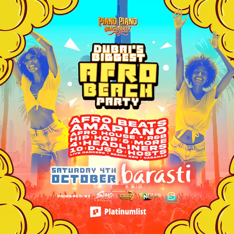 Afro Beach DXB at Barasti in Dubai