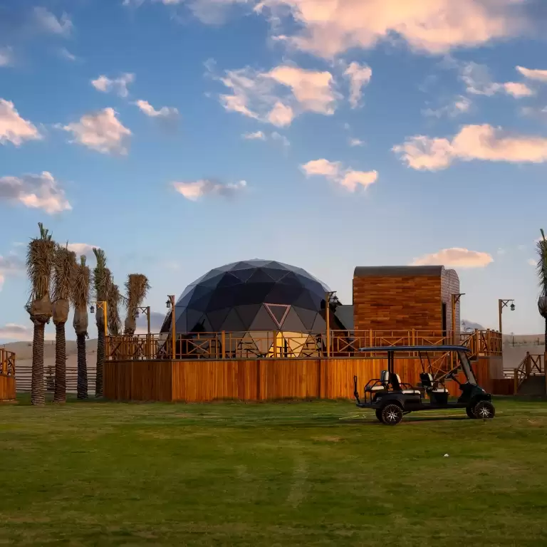 Al Marmoom Domes Desert Glamping & Dining experience in Dubai