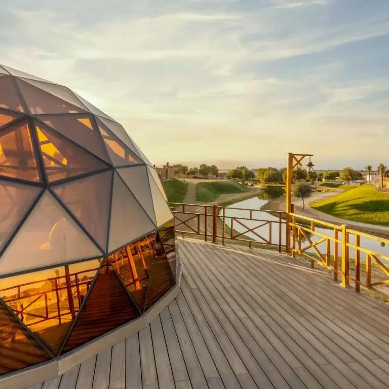 Al Marmoom Domes Desert Glamping & Dining experience in Dubai