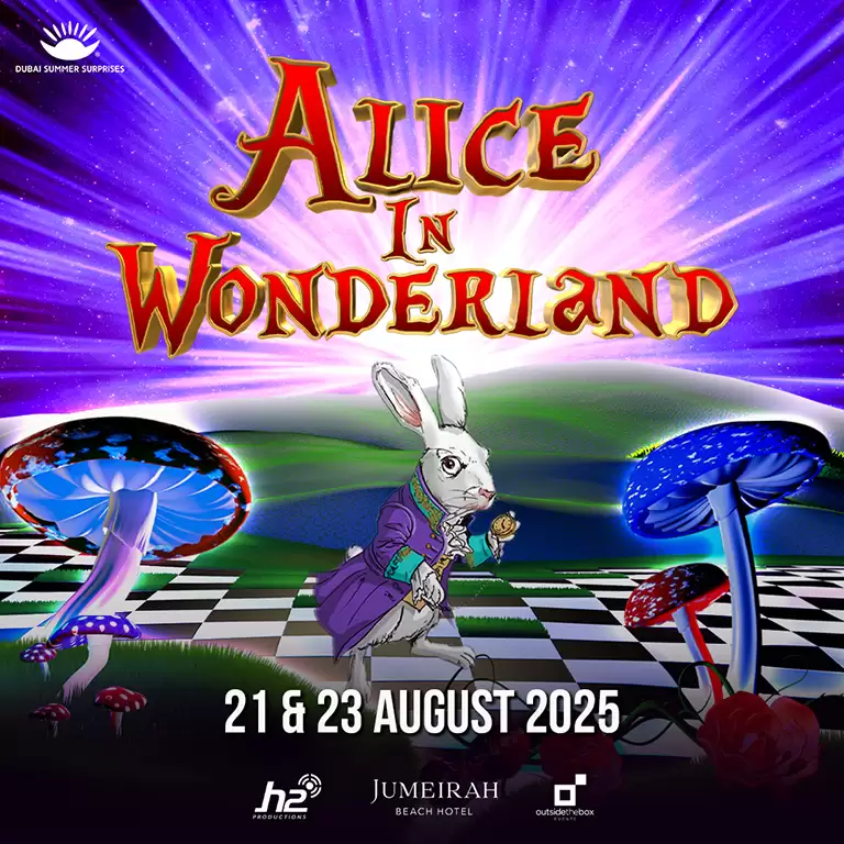 Alice in Wonderland at Jumeirah Beach Hotel