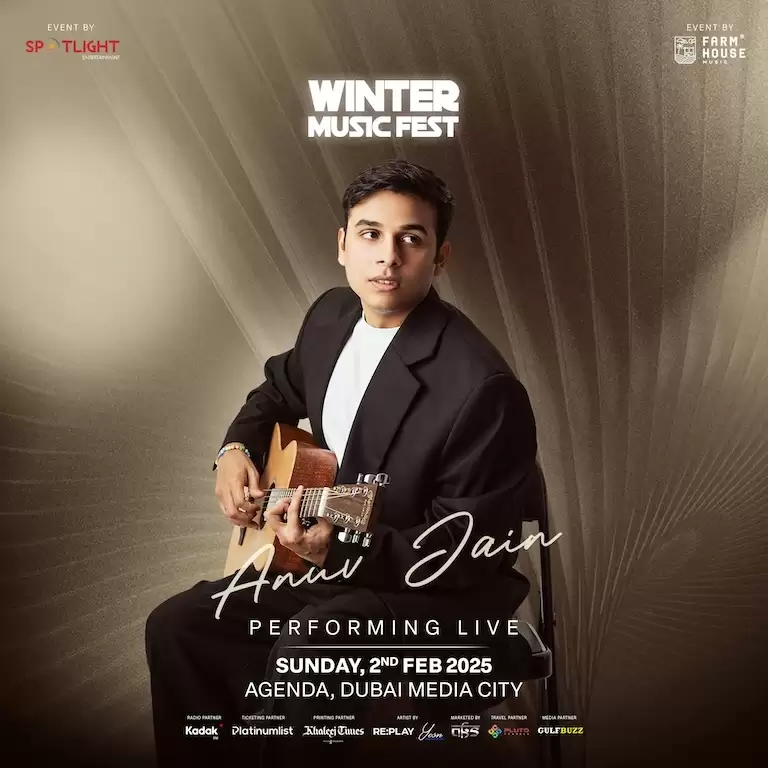 Anuv Jain live in Dubai at The Agenda , Dubai Media City