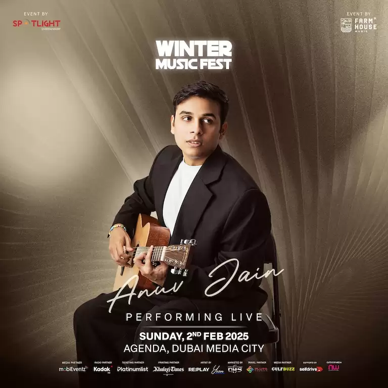 Anuv Jain live in Dubai at The Agenda , Dubai Media City