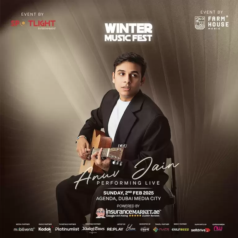 Anuv Jain live in Dubai at The Agenda , Dubai Media City