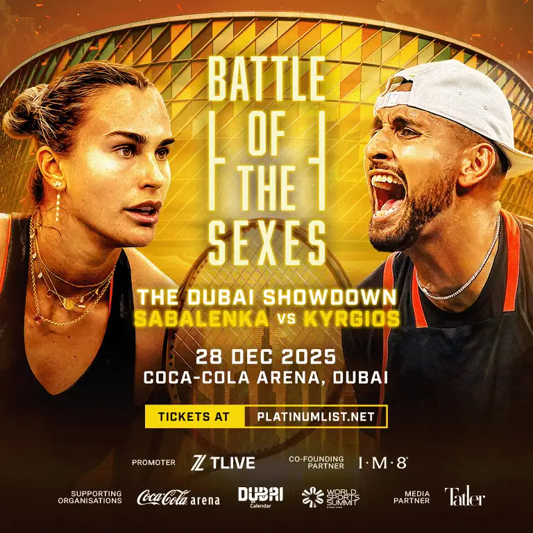 Cinsiyetler Savaşı - Dubai Çatışması - Aryna Sabalenka vs Nick Kyrgios Dubai'de
