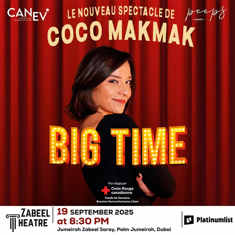 Big Time Comedy by Coco Makmak at Zabeel Theatre, Dubai