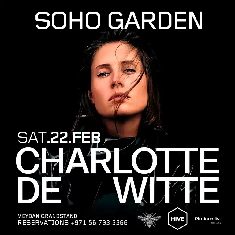 Charlotte de Witte at HIVE, Soho Garden Meydan in Dubai