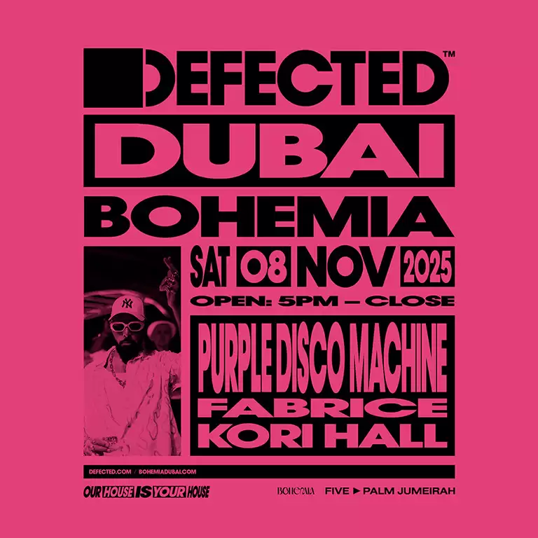 Defected at Bohemia ft. Purple Disco Machine, DiOSA & Kori Hall in Dubai
