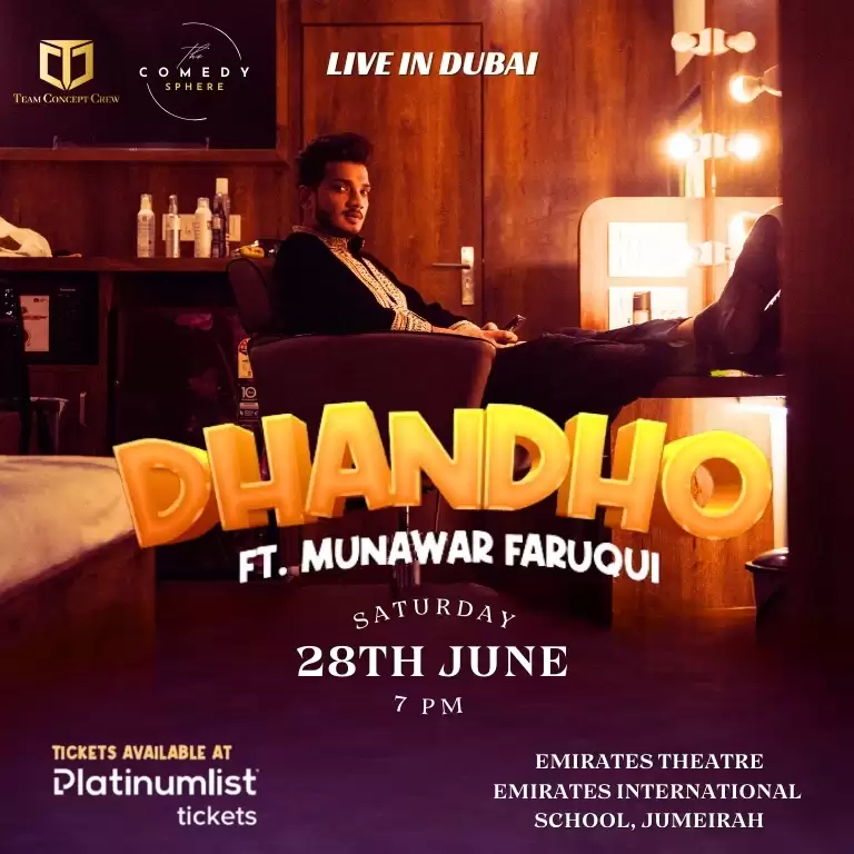 Dhandho ft. Munawar Faruqui live in Dubai
