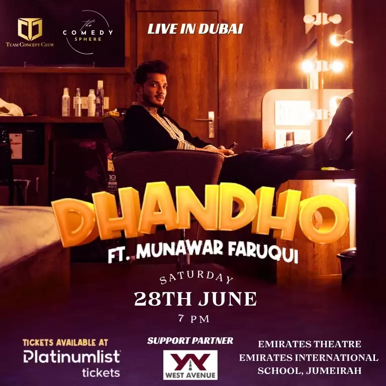 Dhandho ft. Munawar Faruqui live in Dubai