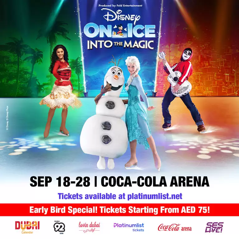 Disney On Ice – Into The Magic | Live at Coca-Cola Arena Dubai | 18-28 Sept