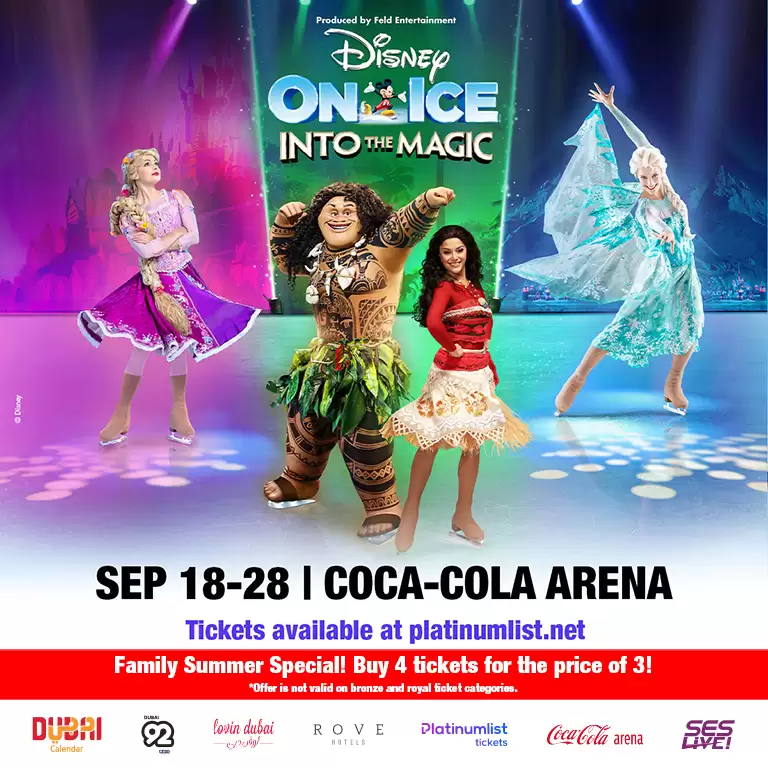 Disney On Ice – Into The Magic | Live at Coca-Cola Arena Dubai | 18-28 Sept