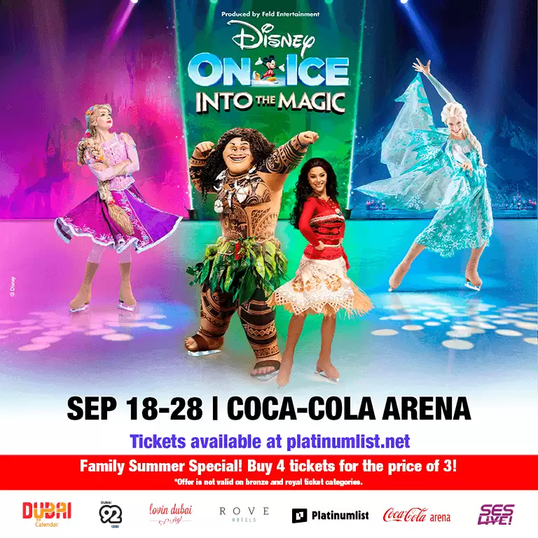 Disney On Ice – Into The Magic | Live at Coca-Cola Arena Dubai | 18-28 Sept