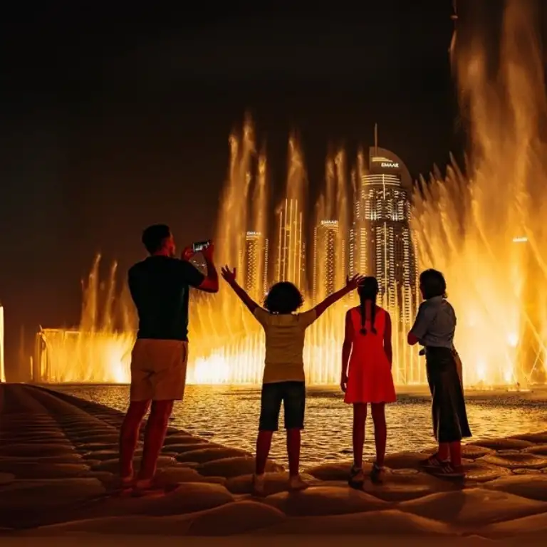 Dubai Çeşmesi Yaya Yolu