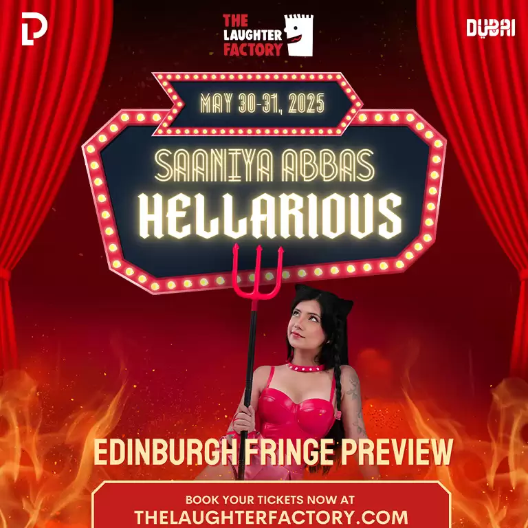 Dubai’s Own Saaniya Abbas Previews Edinburgh Fringe Comedy Debut in Dubai & Abu Dhabi