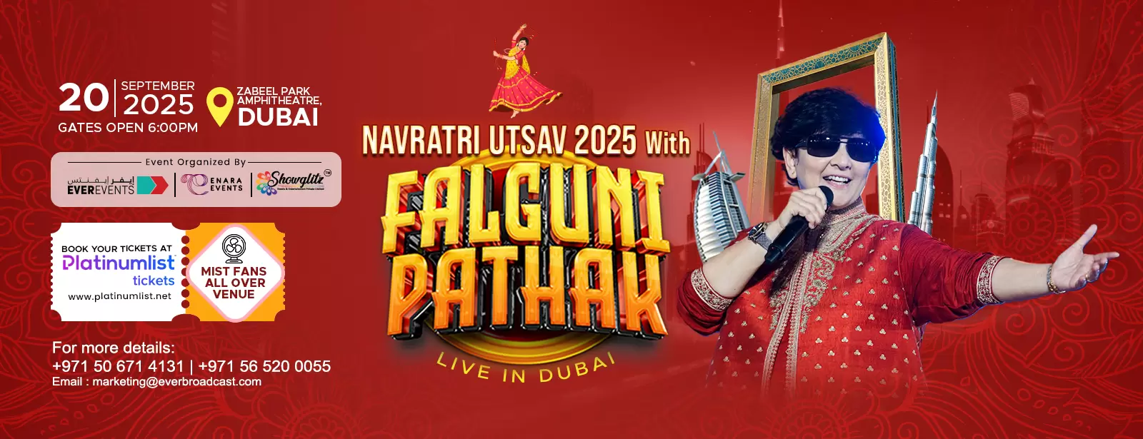 Falguni Pathak Navratri Utsav Live in Dubai 2025
