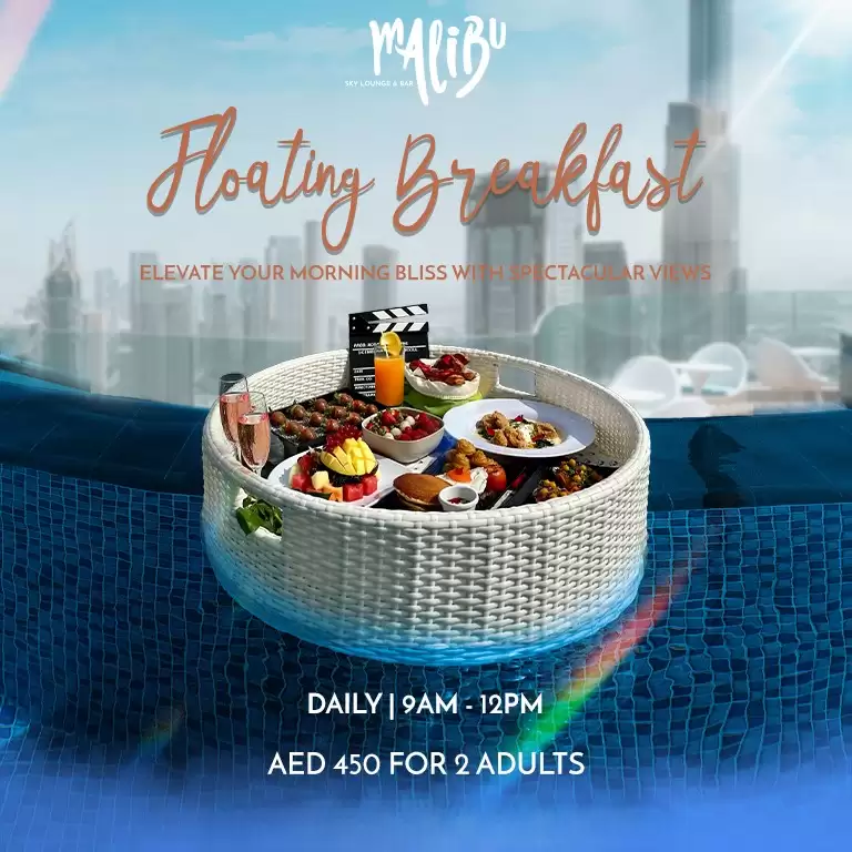 Floating Breakfast at Malibu Sky Lounge & Bar