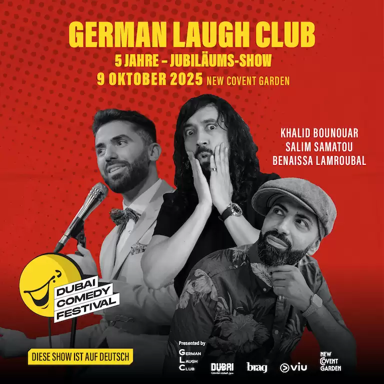 German Laugh Club 5-Year Anniversary Live at Dubai Comedy Festival