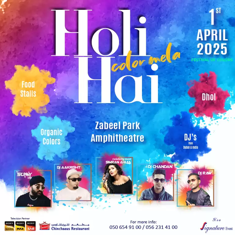 Holi Hai - Color Mela in Dubai