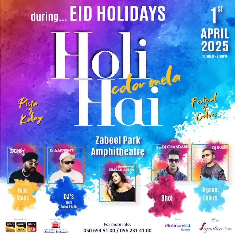 Holi Hai - Color Mela in Dubai