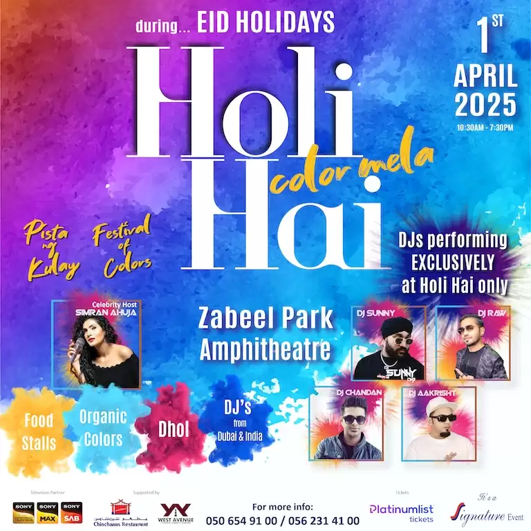 Holi Hai - Color Mela in Dubai
