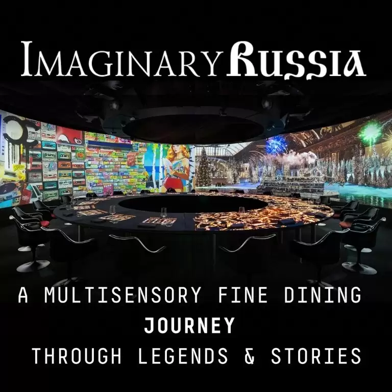 IMAGINARY RUSSIA Show in KRASOTA Restaurant