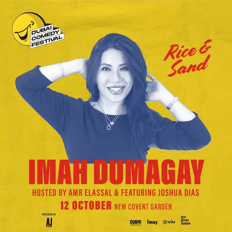 Imah Dumagay Rice and Sand, Dubai Komedi Festivali'nde Canlı