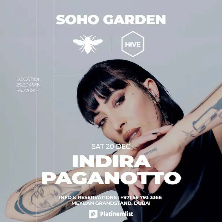 Indira Paganotto at Hive, Soho Garden Meydan - Dubai