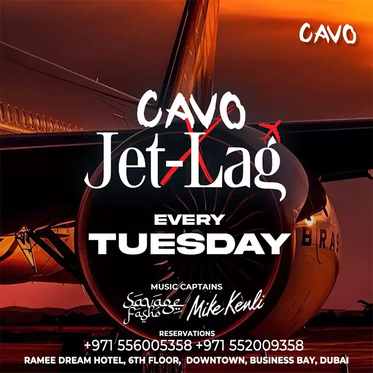 Jet-Lag at Cavo in Dubai