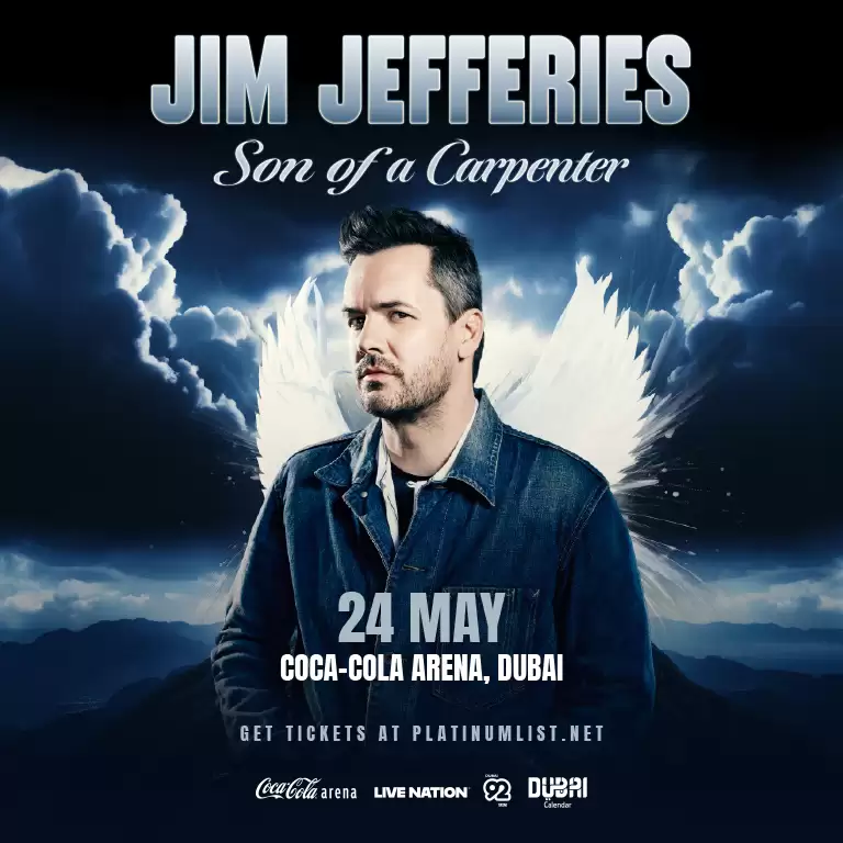 Jim Jefferies Live at Coca-Cola Arena in Dubai 2025