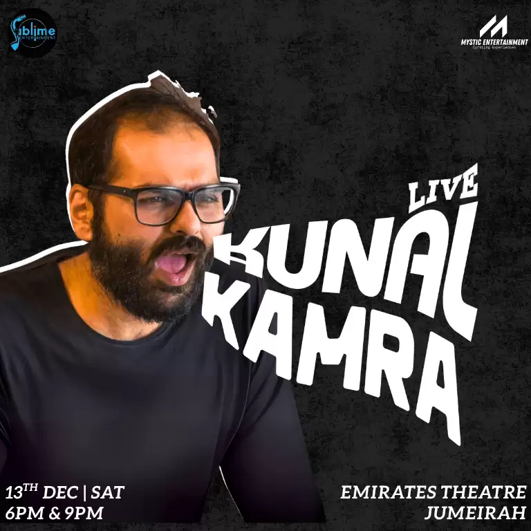 Kunal Kamra Live in Dubai 2025