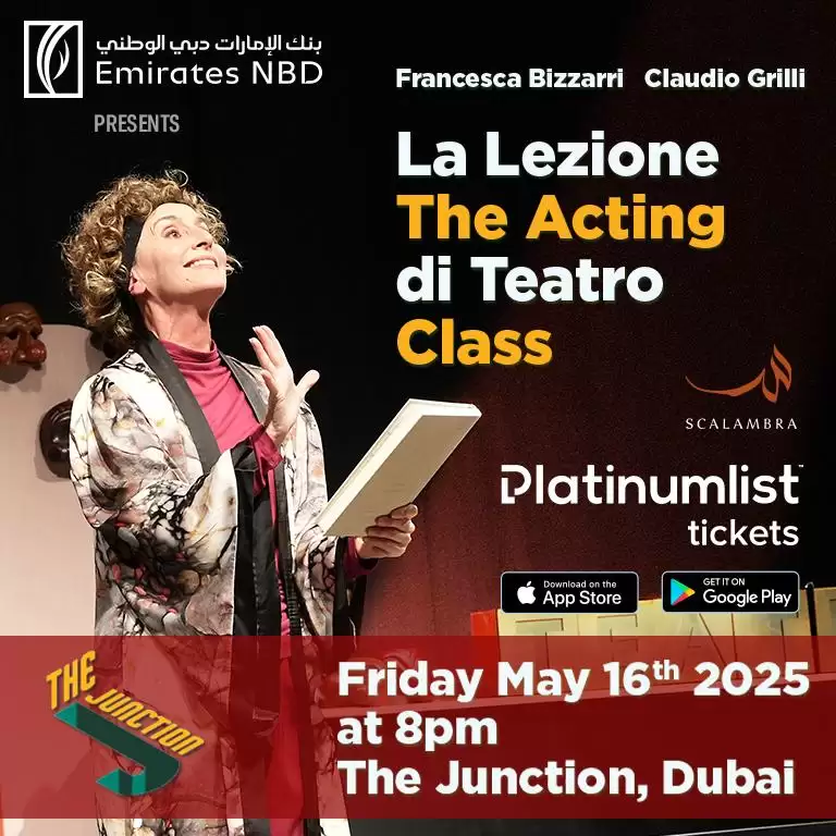 La Lezione di Teatro/ The Acting Class at The Junction in Dubai