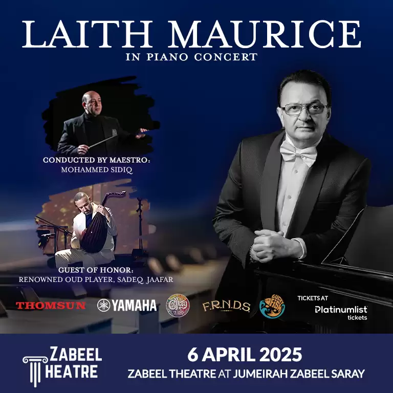 Laith Maurice Michel Piano Concert at Zabeel Theatre in Dubai